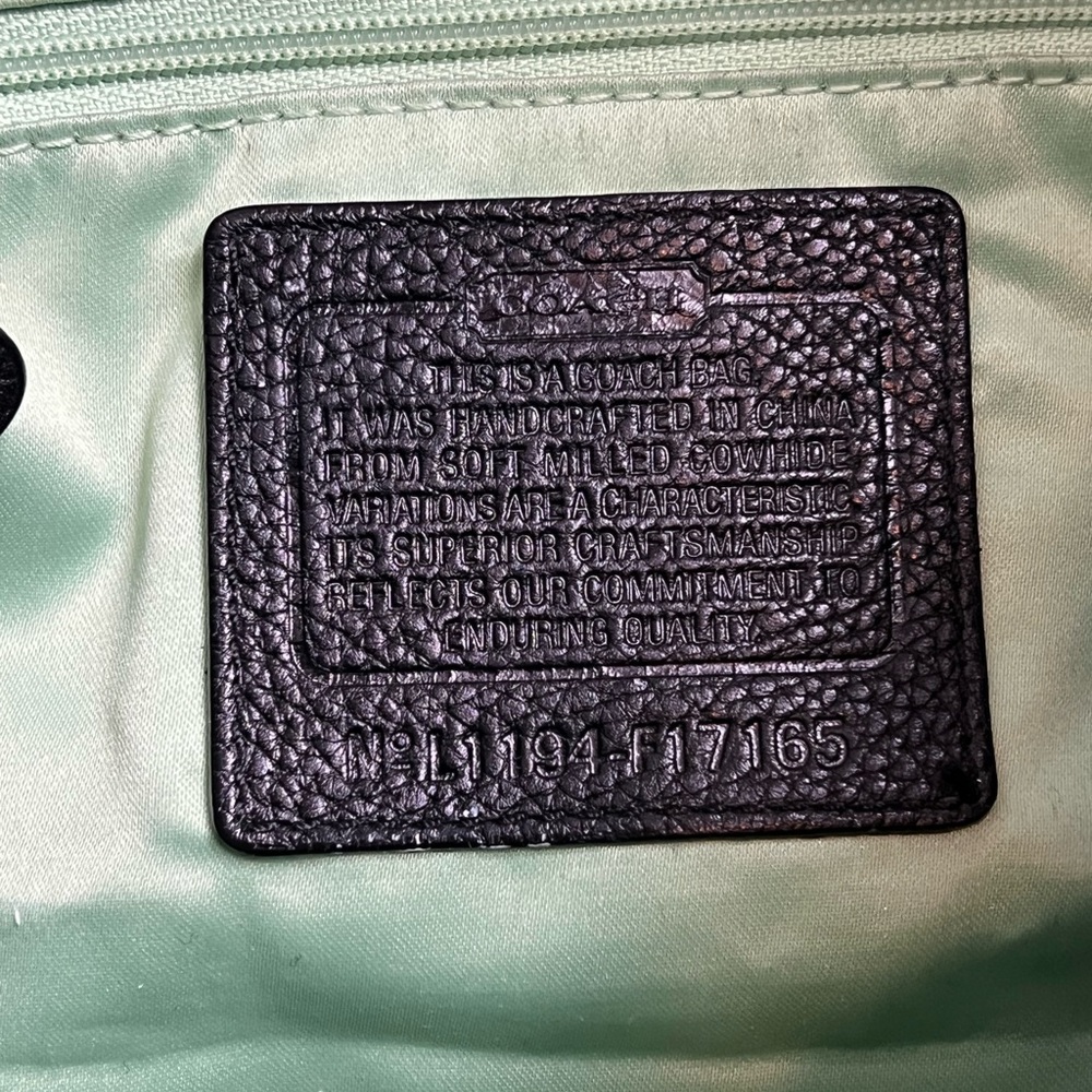 COACH Brooke Convertible Leather Hobo - Picture 8 of 8